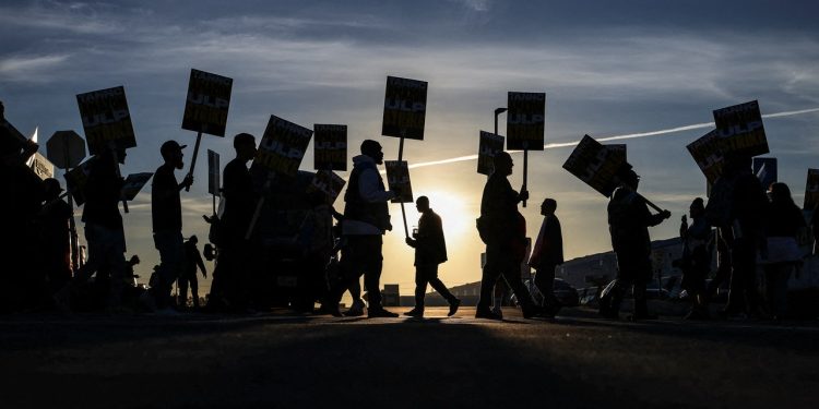 Amazon Warehouse Workers Across US Strike Ahead of Holiday Rush