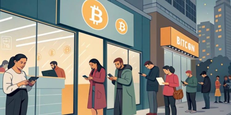 Bitcoin is experiencing an increase in institutional demand