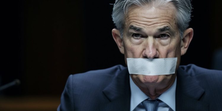 The Fed blackout begins at midnight