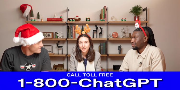 You can now call 1-800-CHATGPT