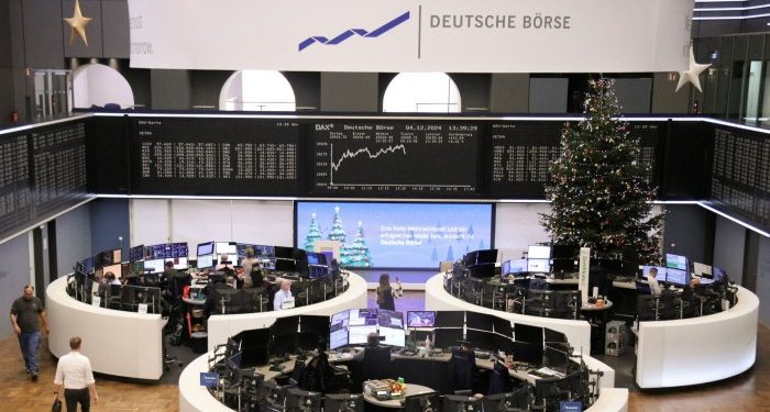 Dax rides 7-session streak to record high as French stocks jump the most in 3 months