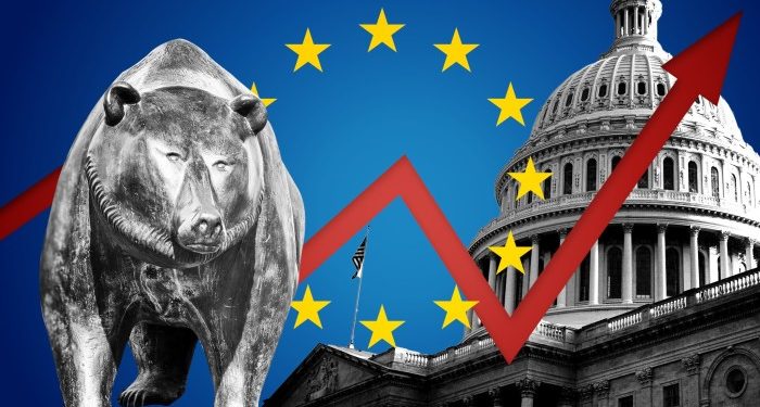 German stock rally counters European gloom