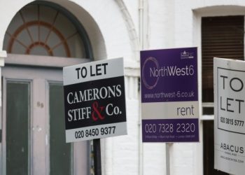 London rents rise at record 11.6%