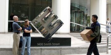 Enron is posting on social media now