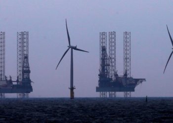 slick on oil, blown off course on wind