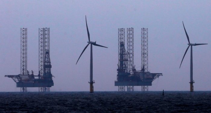 slick on oil, blown off course on wind