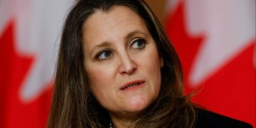 Canada’s finance minister Chrystia Freeland resigns