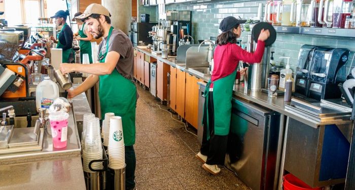 Starbucks boosts parental leave as it faces union organising push
