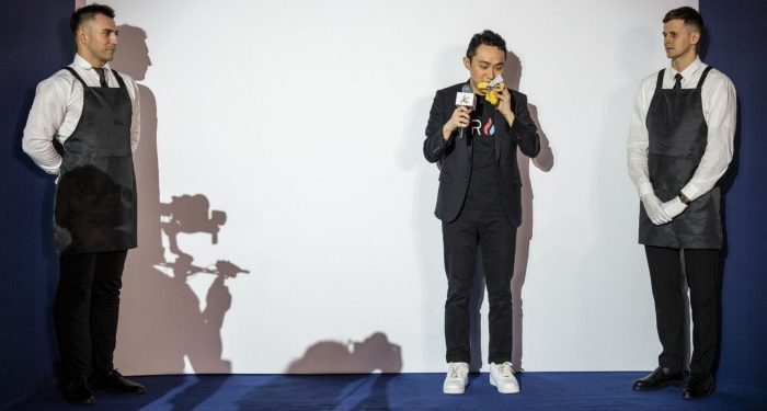 Trump-linked crypto founder eats $6mn banana on stage