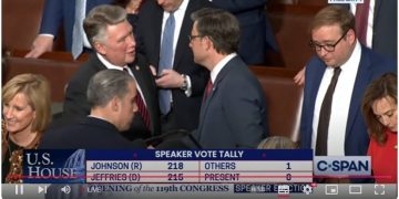 Johnson has returned to the House floor. Rep Self and Norman have switched vote to Johnson