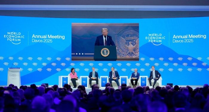 How the Davos crowd responded to Trump’s return