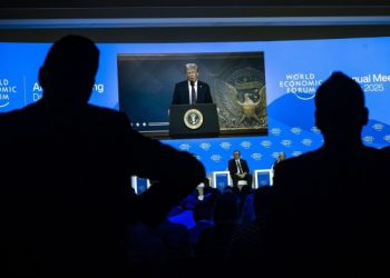 Trump’s return drowns out the Davos agenda