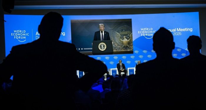 Trump’s return drowns out the Davos agenda