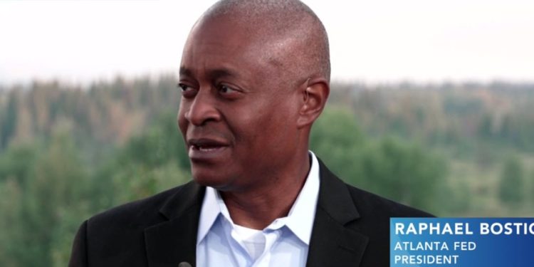 Federal Reserve speakers on Monday include Bostic and Musalem