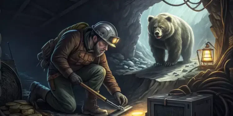 Bitcoin at risk? Mining stocks are falling, and BTC might be next!