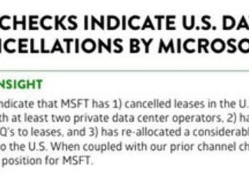 Here is the TD data center note that has everyone buzzing