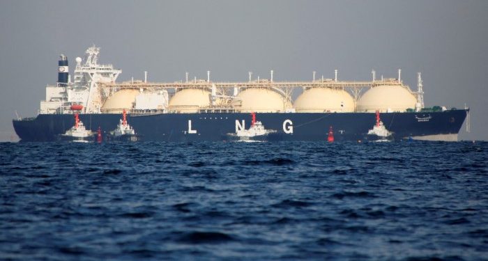 LNG ships drift in a sea of red ink