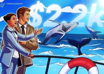 ETH may reclaim $2.2K “macro range” amid growing whale accumulation