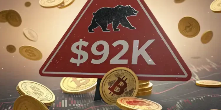 Bitcoin drops below STH RP of $92K – Will holders panic sell?
