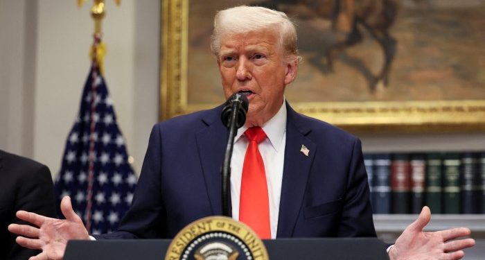 Donald Trump confirms he will impose 25% tariffs on Mexico and Canada on Tuesday