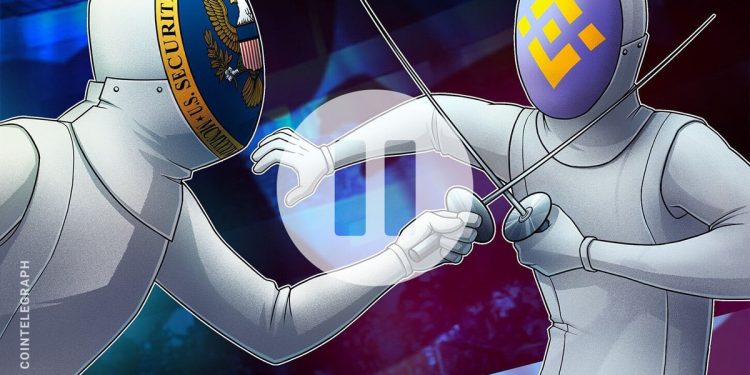SEC and Binance push for another pause in lawsuit after ‘productive’ talks