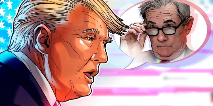 US dollar, stocks tumble and crypto gains as Trump amps up pressure on Fed