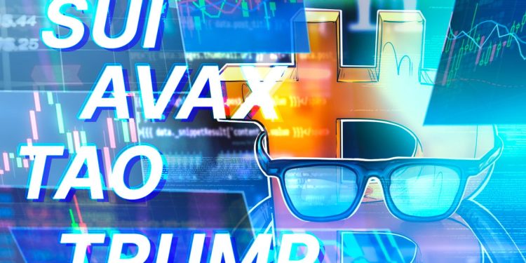 Bitcoin price chart looks set for $100K, SUI, AVAX, TRUMP and TAO expected to follow