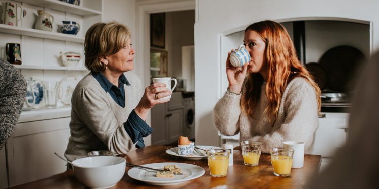 Where young adults are most likely to live with parents