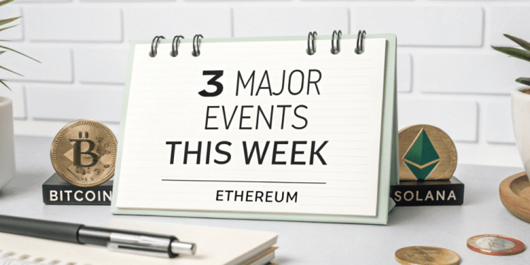 3 big events that could shake crypto markets this week!