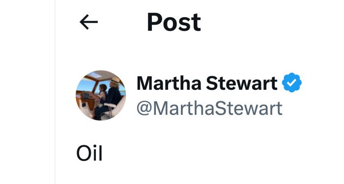 Oil’s gone weird