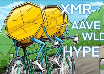 Bitcoin holds key support as HYPE, XMR, AAVE, WLD lead altcoin rally