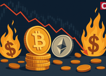 Bitcoin and Ethereum Lead as Crypto Liquidation Tops $724 Million