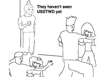 Uh-oh, the Taiwanese dollar is having a mad one