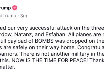 BREAKING: U.S. Successfully Struck Iran Nuclear Sites