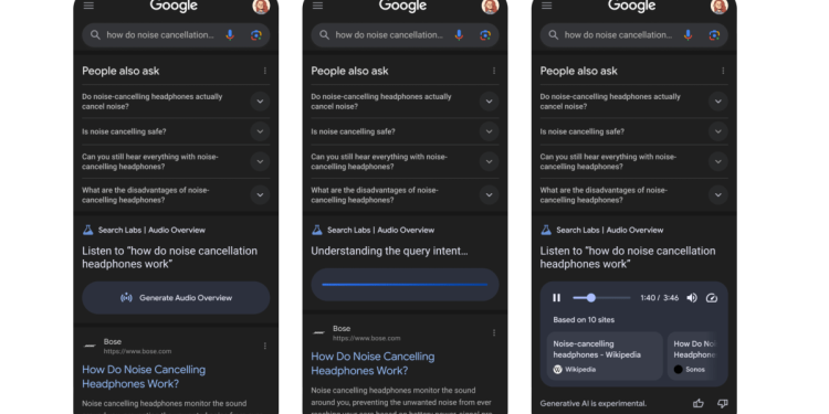 Google’s test turns search results into an AI-generated podcast