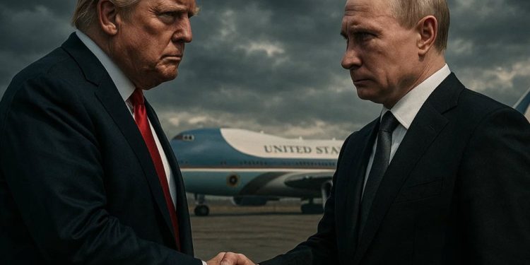 Putin now lands on US land for summit with Pres. Trump