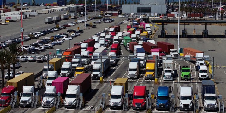 Sales of heavy trucks are falling like the U.S. is headed for a recession