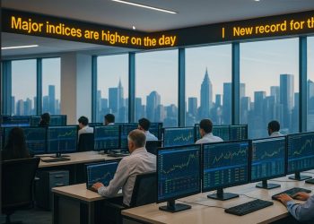 Dow industrial average and S&P close at new record levels.