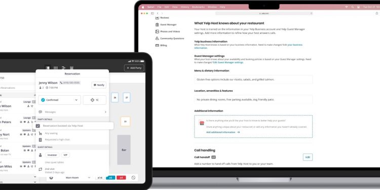 Yelp’s AI hosts and receptionists can answer calls and take reservations