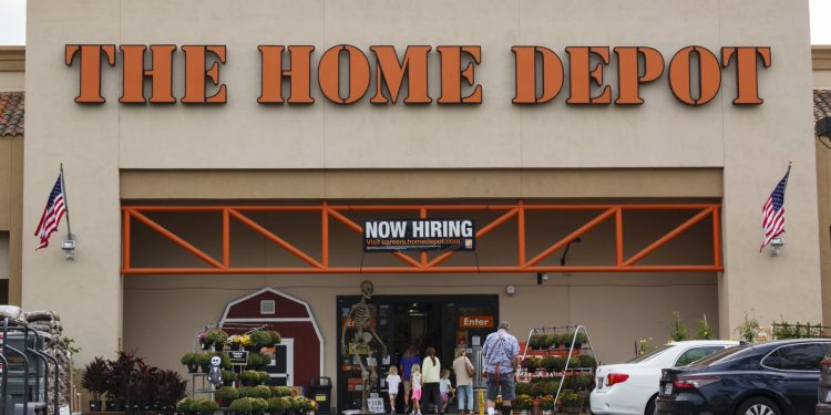 Stocks making the biggest moves premarket: HD, OWL, AS, HP