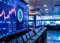 Korea’s Woori Bank Displaying Bitcoin Price in Its Trading Room