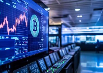 Korea’s Woori Bank Displaying Bitcoin Price in Its Trading Room
