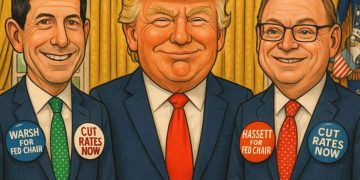 WSJ: Trump leaning toward Kevin Warsh or Kevin Hassett to lead the Fed