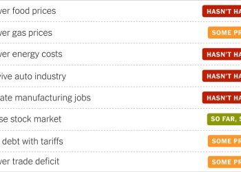 Trump’s Economy at One Year: Food Prices, Stock Market and More