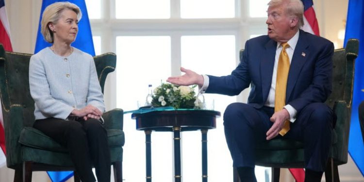 EU says no planned meeting between von der Leyen and Trump in Davos for now