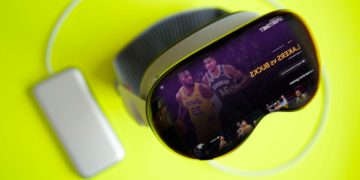 I watched a live NBA game on Apple Vision Pro for 3 hours – it let me down in the best way