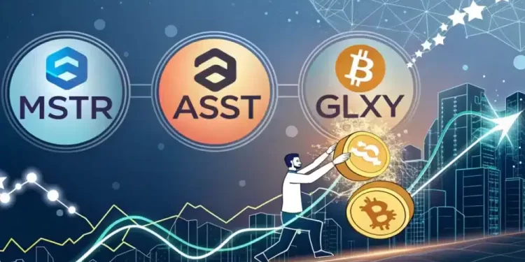 How $MSTR, $ASST, and $GLXY sparked a surge across Bitcoin treasury stocks