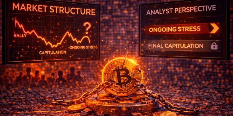 Bitcoin Market Structure Points To ‘Ongoing Stress’, Not Final Capitulation – Analyst