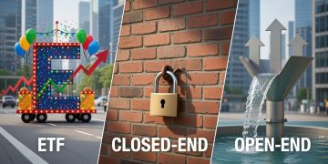 How ETFs, Open End Mutual Funds, and Closed End Funds Trade