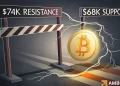 Short-term profit-taking pushes Bitcoin back below key $70K level – What next?